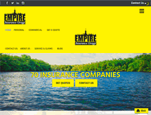 Tablet Screenshot of empireinsurancegroup.com